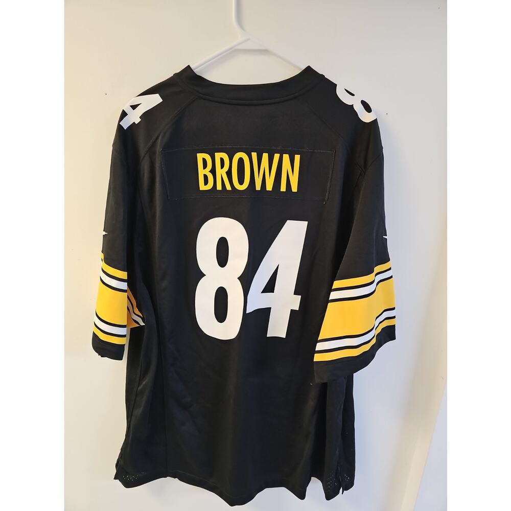 Nike On Field Antonio Brown #84 Pittsburgh Steelers NFL Jersey Men's XXL - Picture 7 of 8